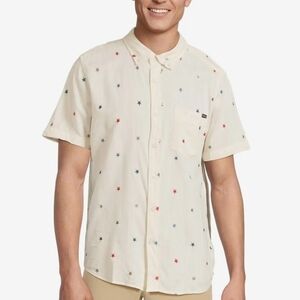 Chubbies Off-White Star Pattern Men's Shirt Size XL New